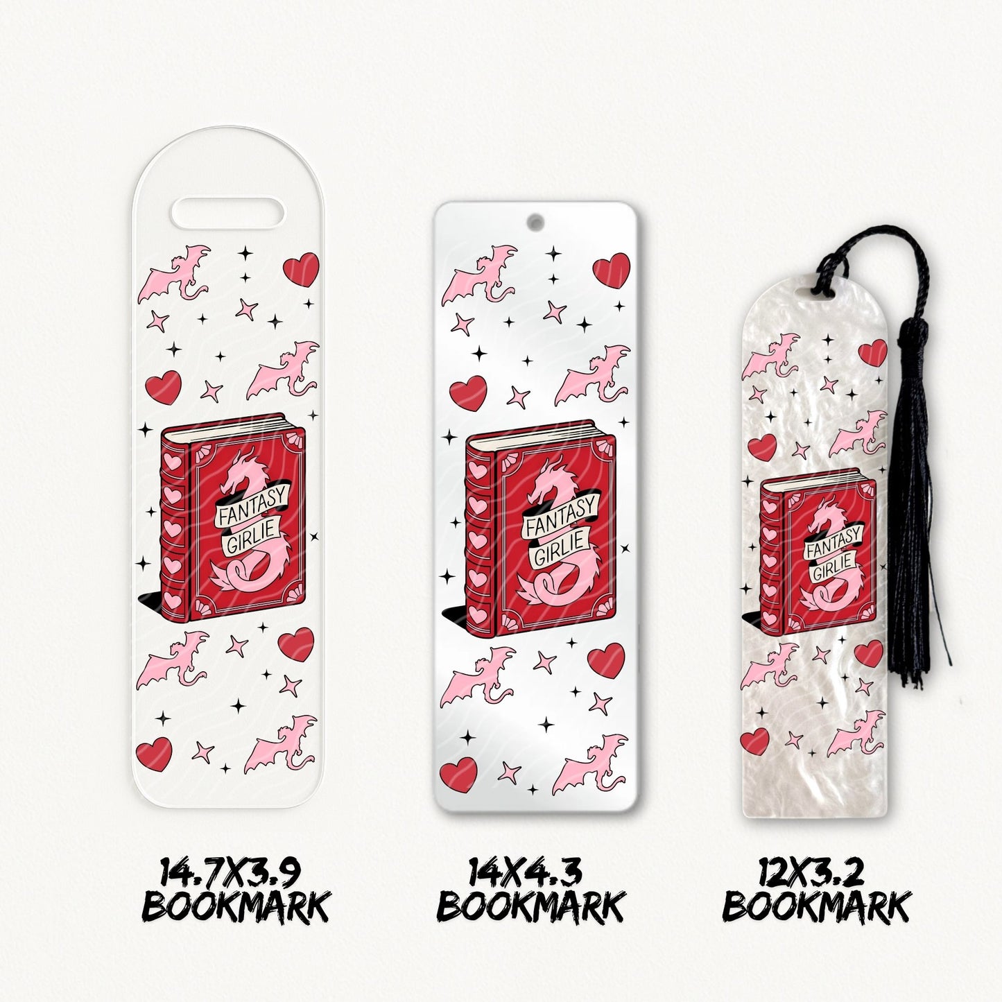 Fantasy Girlie | Bookmark UV DTF