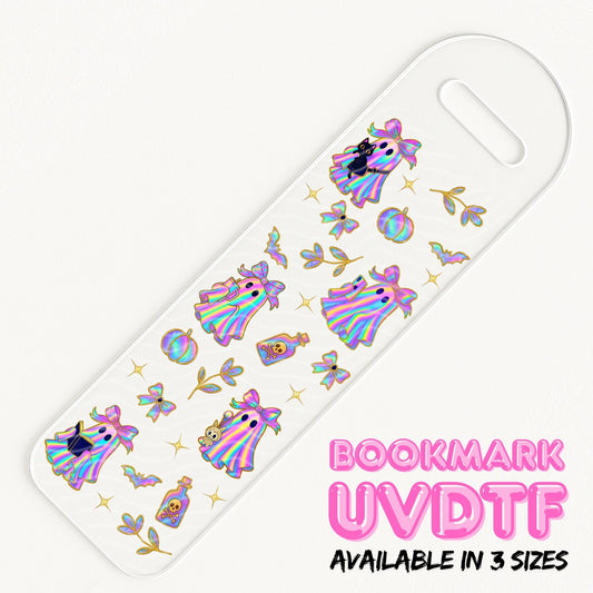Iridescent Ghosts | Bookmark UV DTF