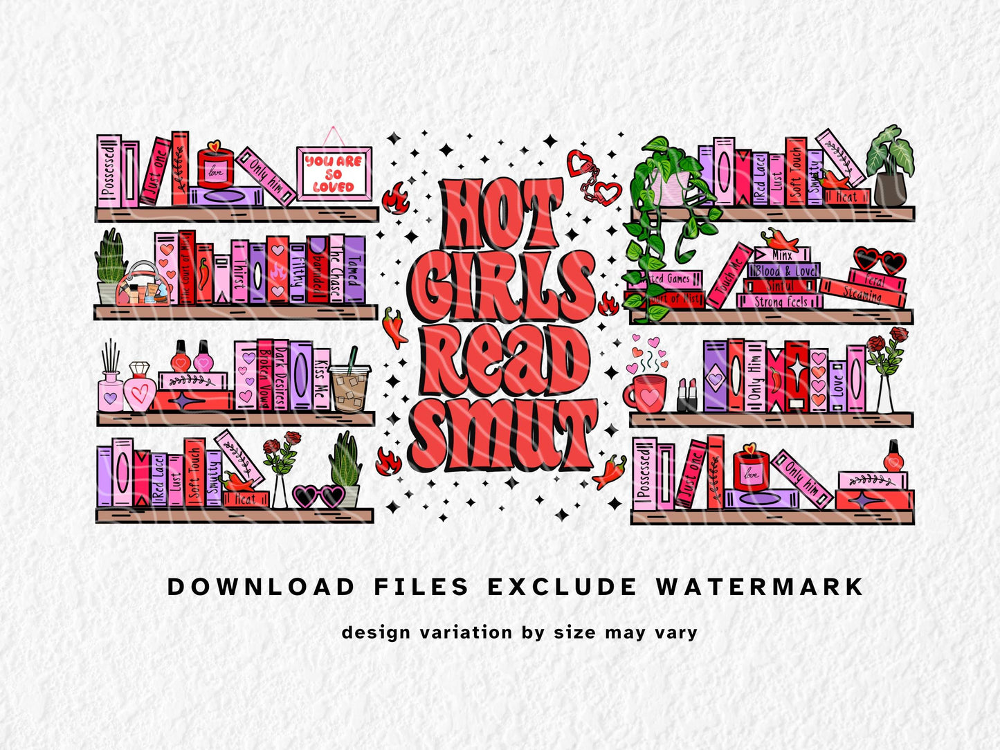 Smut Bookshelf | Digital Download