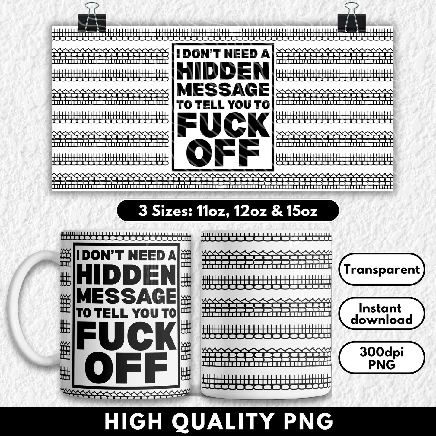 I Don't Need A Hidden Message | Digital Download