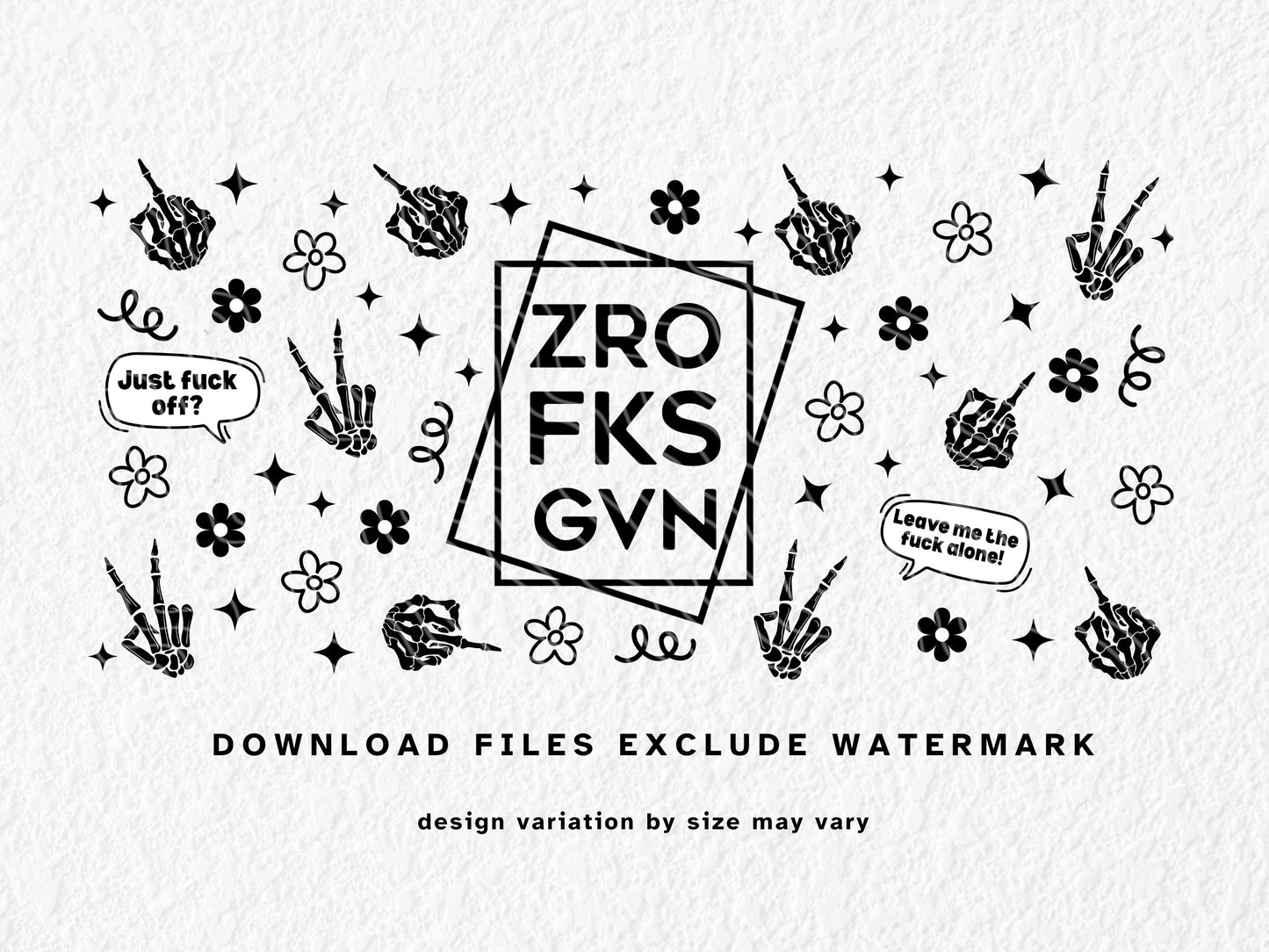 Zero Fucks Given | Digital Download