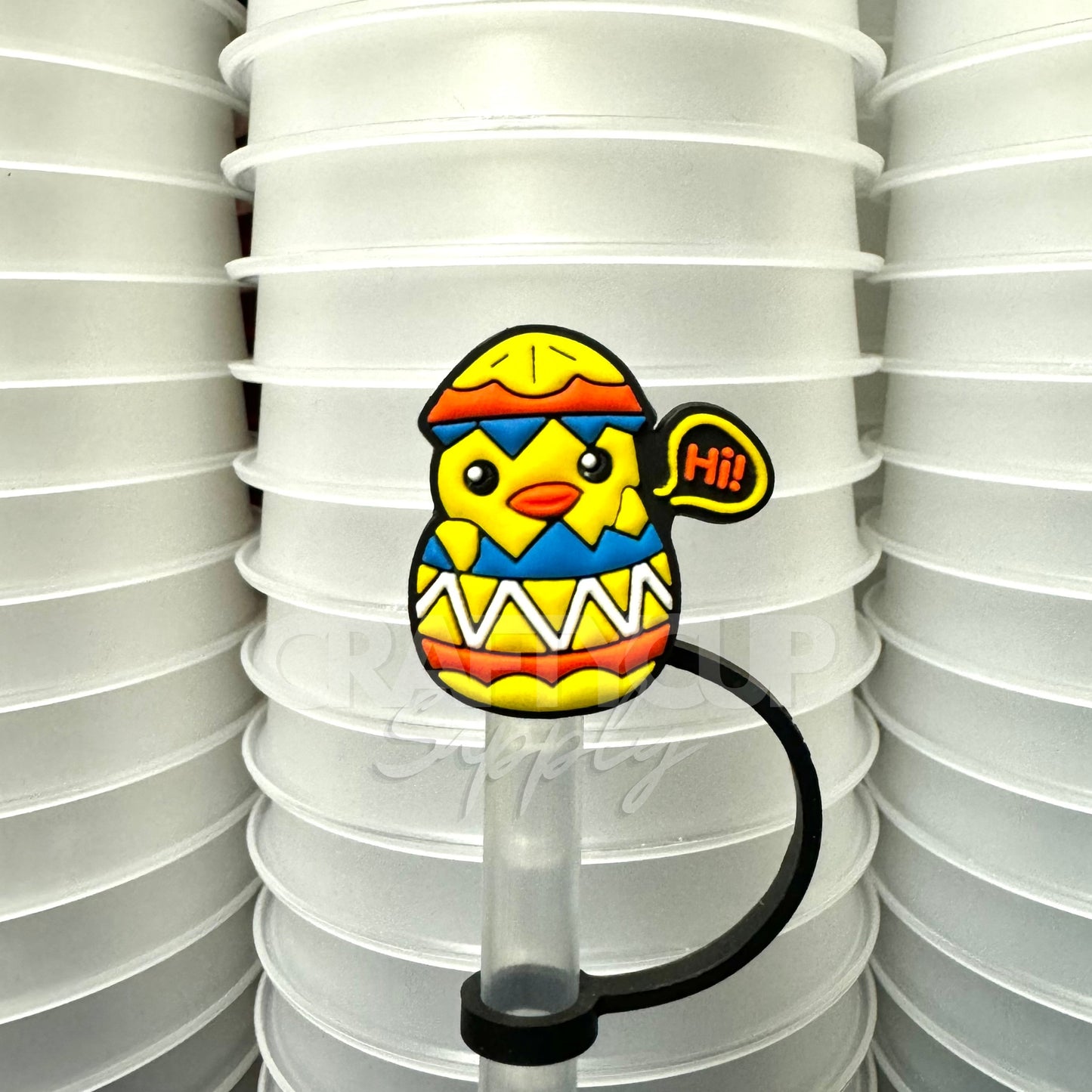 Chick Chick Straw Topper