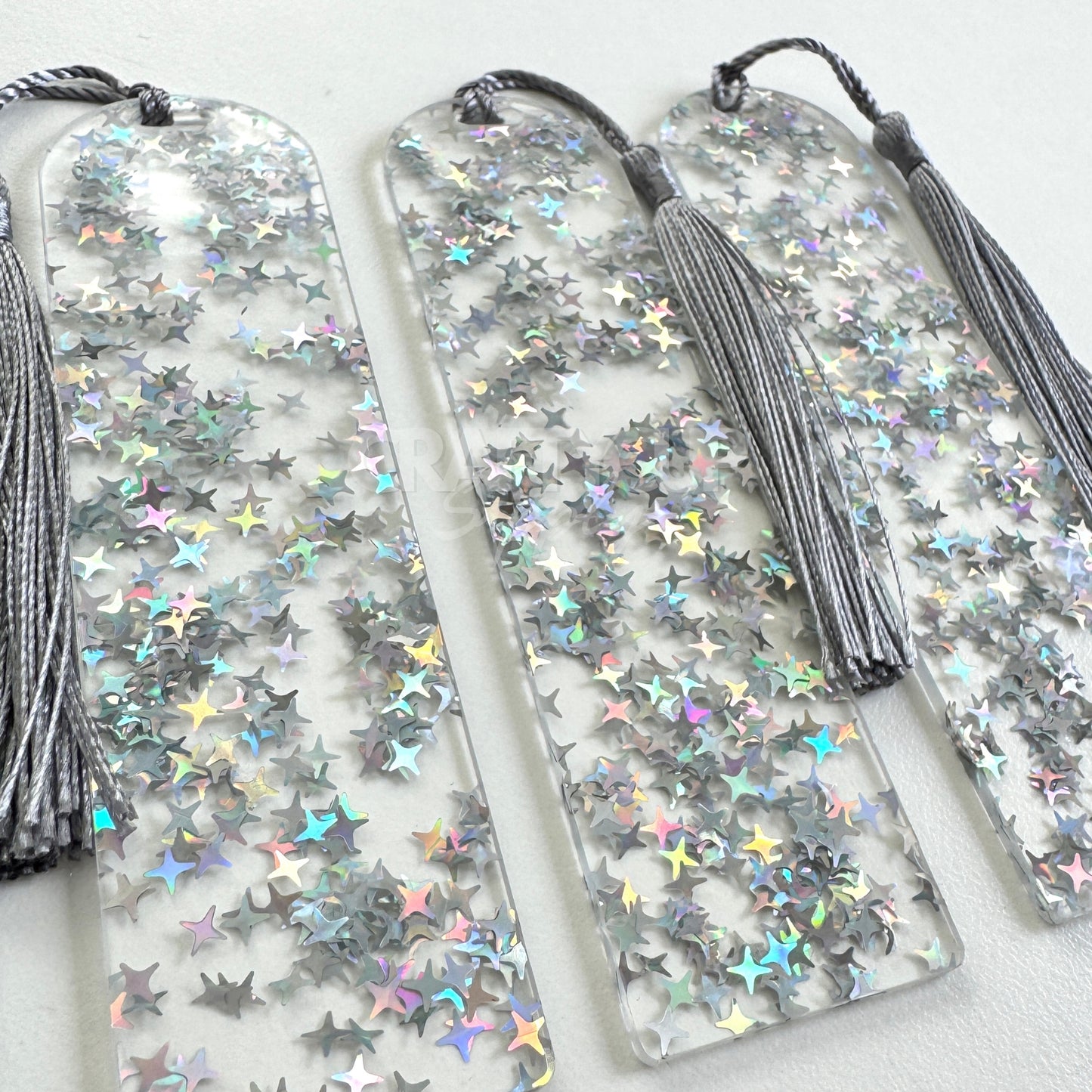 Glitter Star Bookmarks (12cm x 3.2cm)