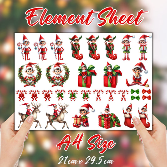 Elf | UV DTF Element Sheet