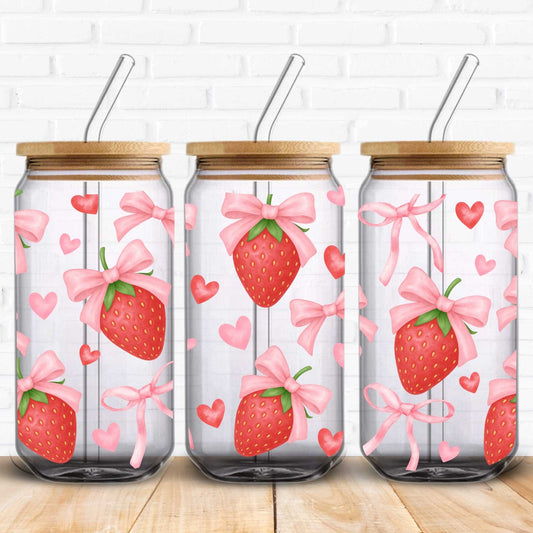 Strawberry Coquette | UV DTF Wrap