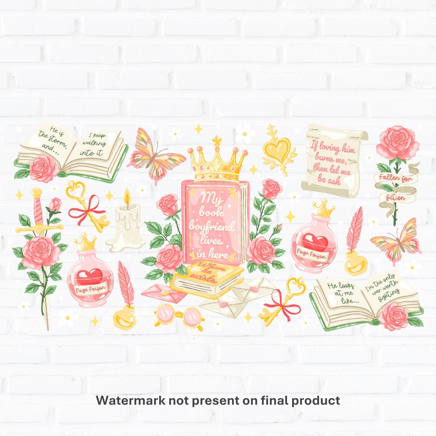 Falling for Fiction | UV DTF Wrap