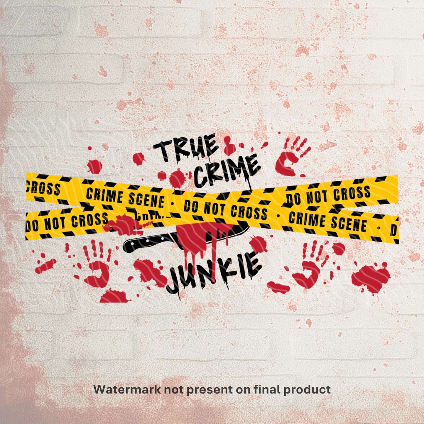 True Crime Junkie | Can UV DTF Wrap