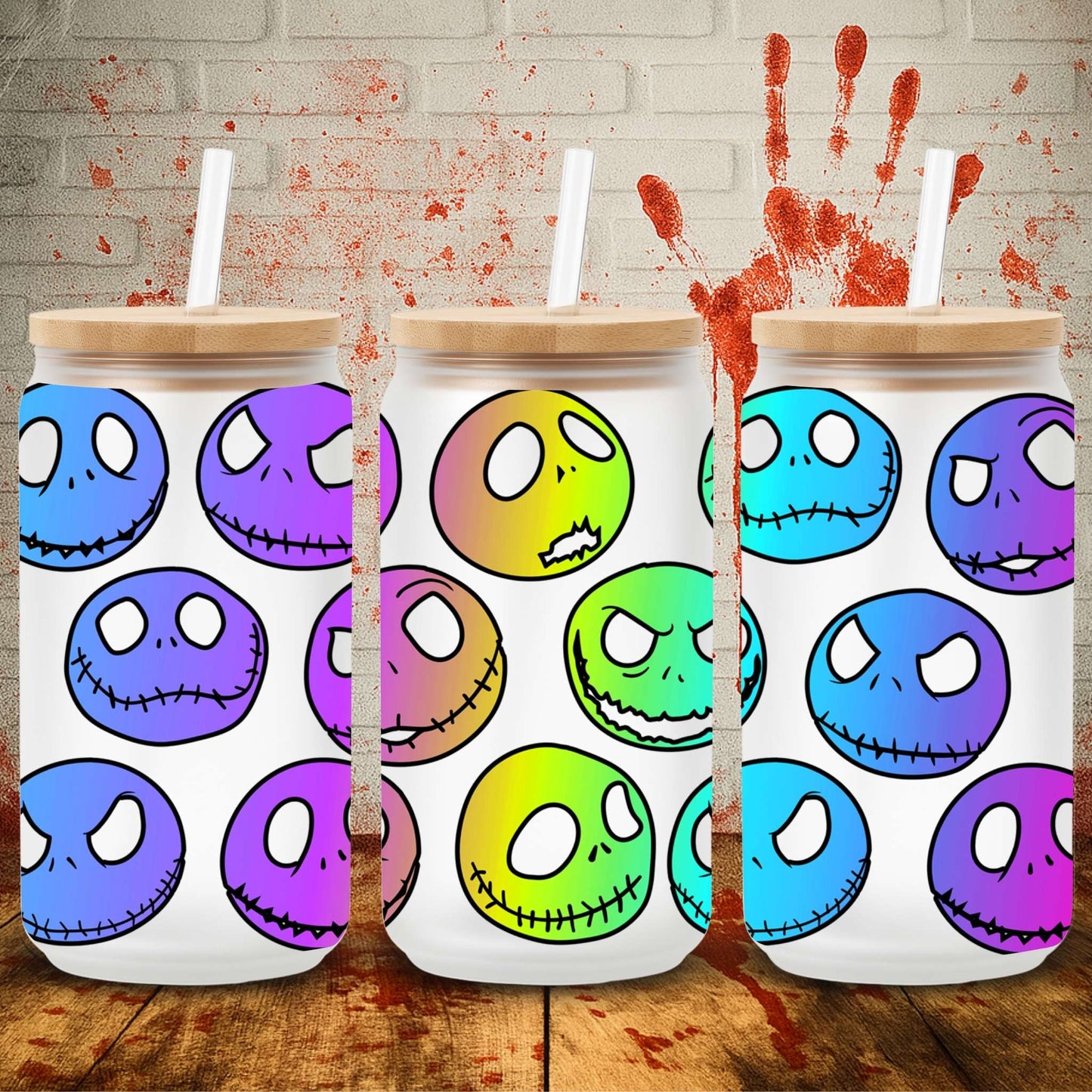 Jack Faces | Can UV DTF Wrap