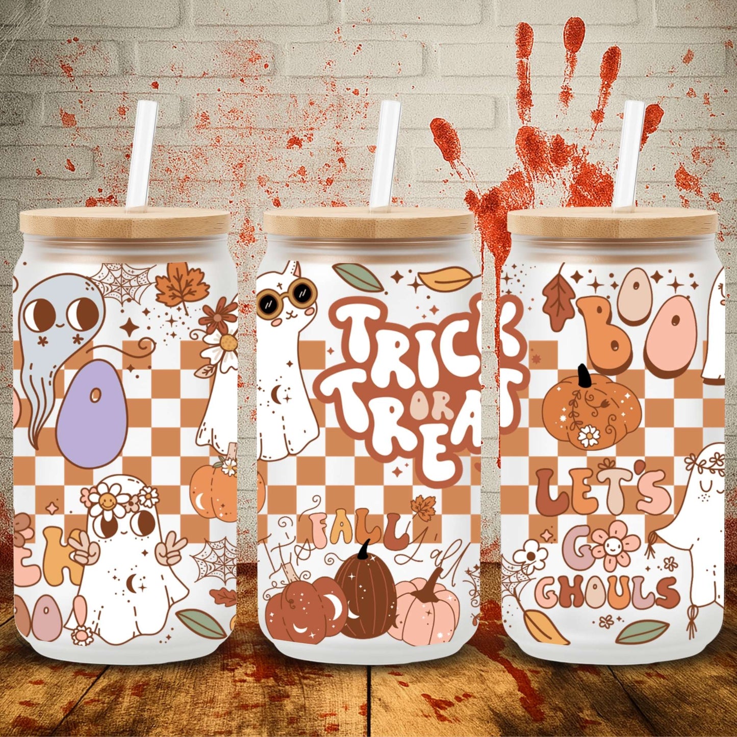 Trick or Treat | Cold Cup UV DTF Wrap