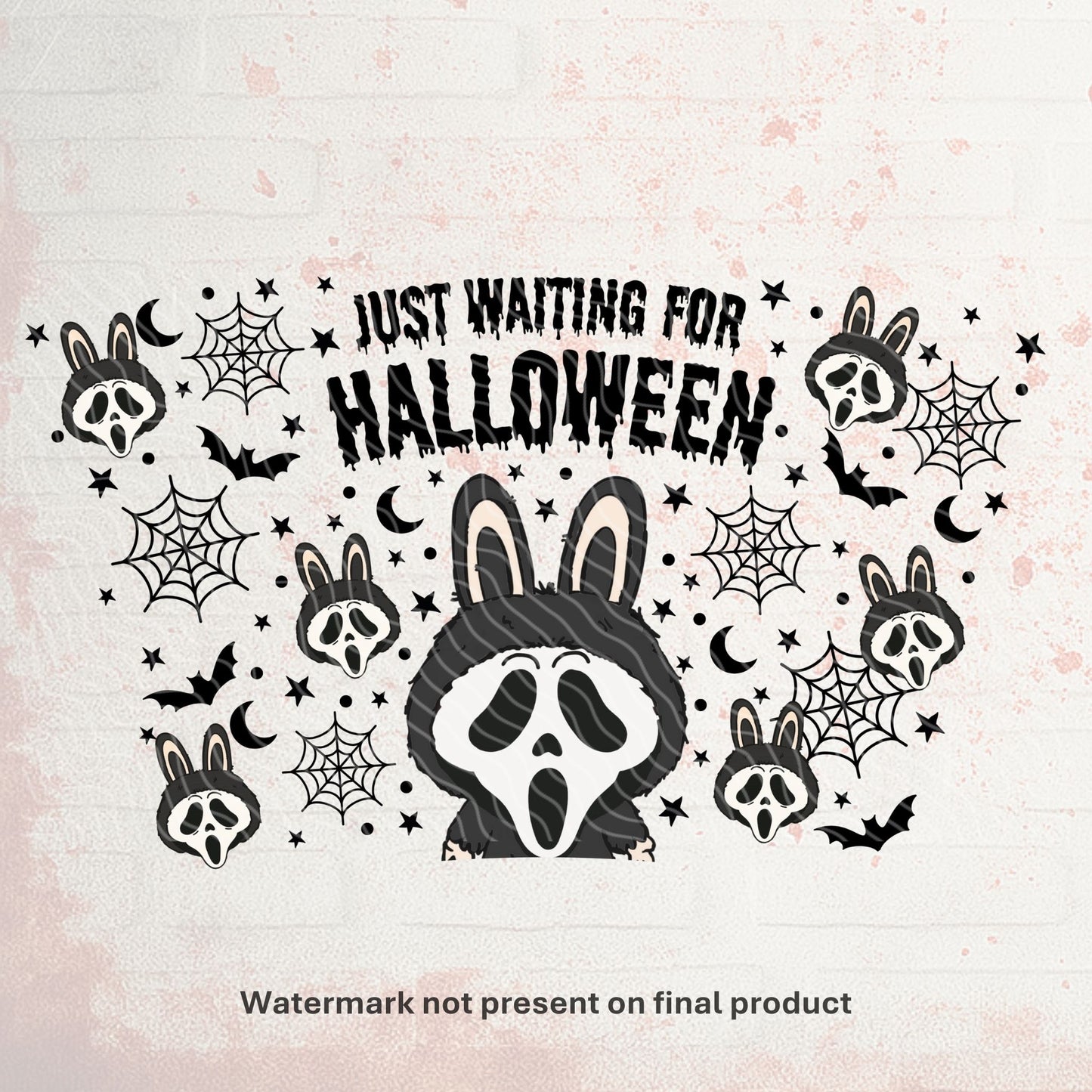 Ghostface Monster | Cold Cup UV DTF Wrap