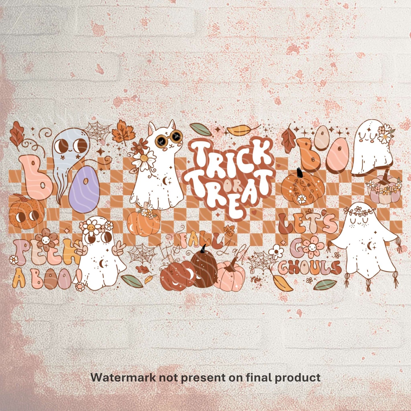Trick or Treat | Cold Cup UV DTF Wrap