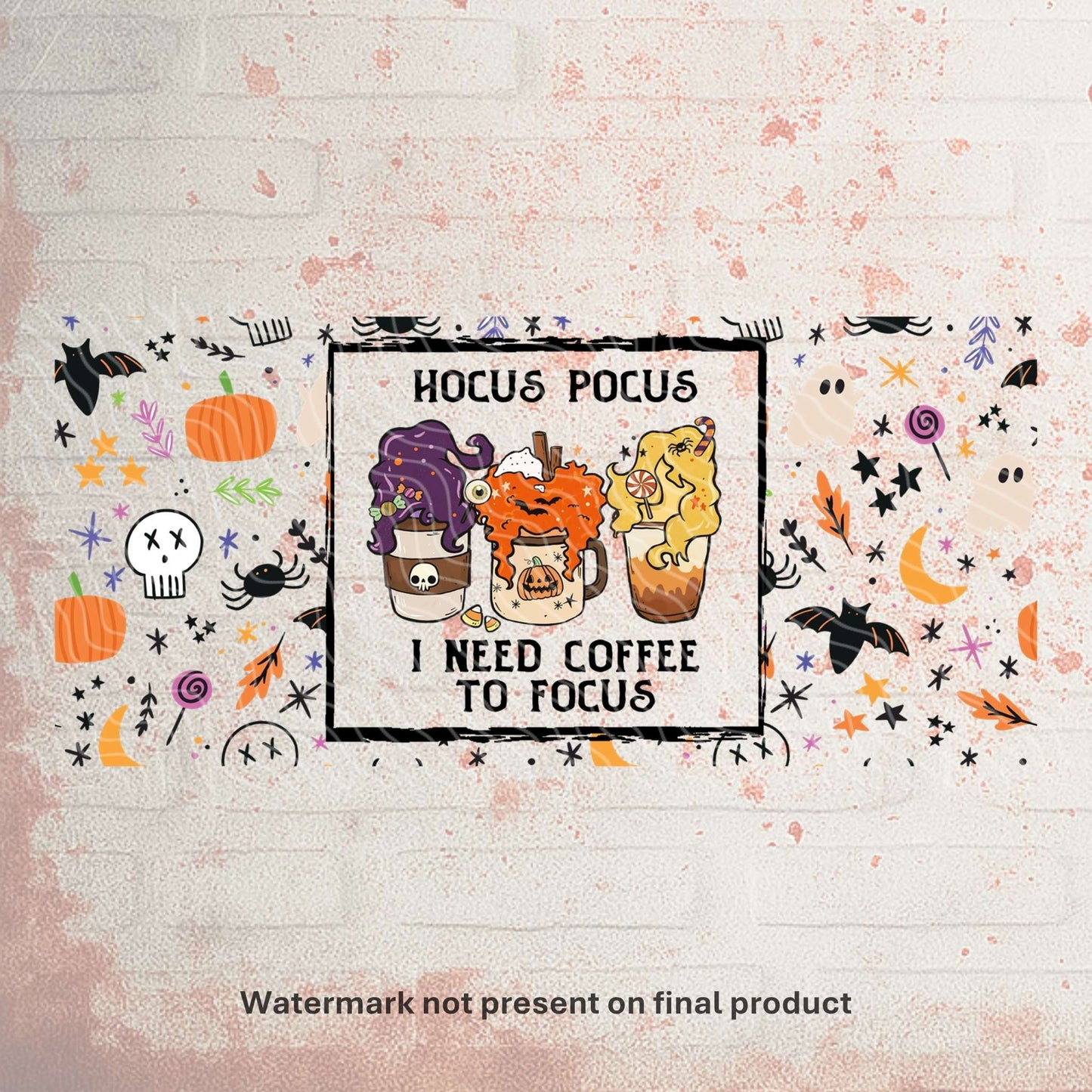 Coffee To Focus | Can UV DTF Wrap