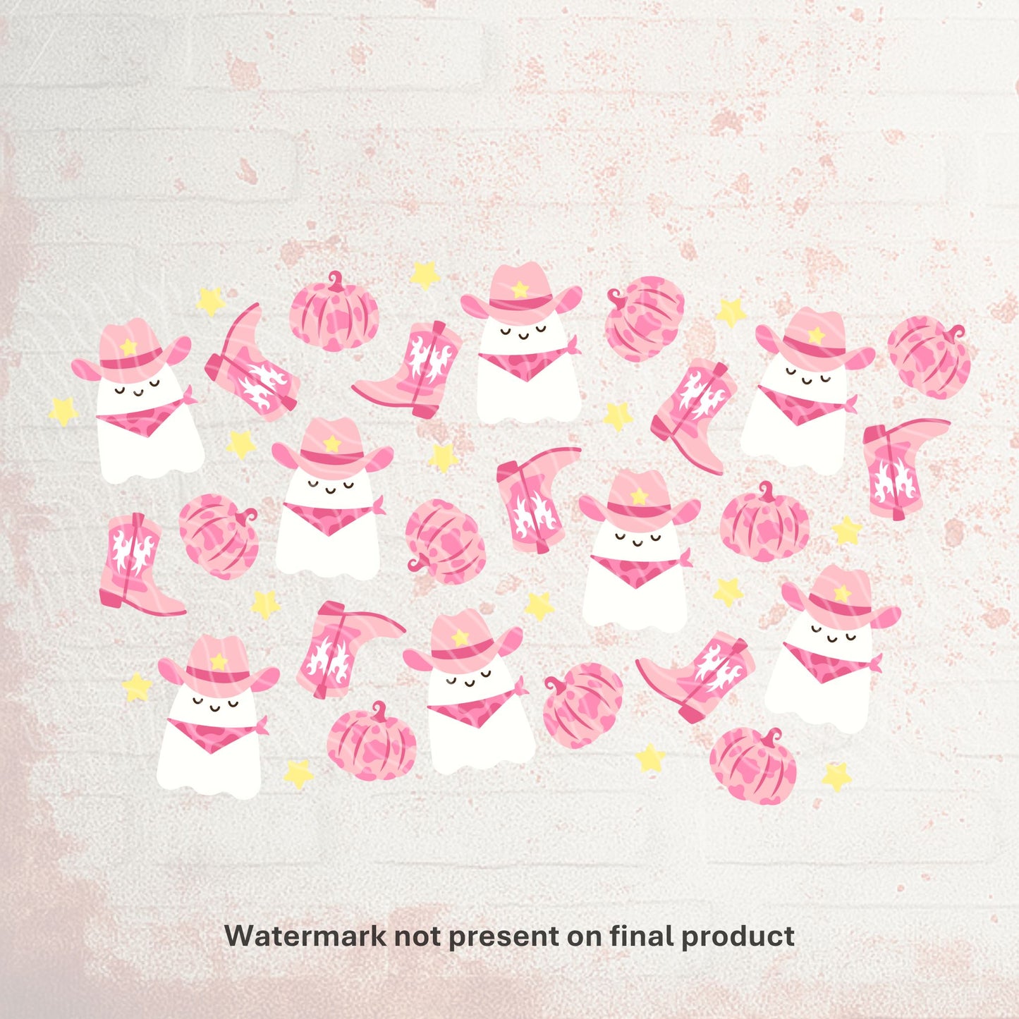 Halloween Cowgirl | Cold Cup UV DTF Wrap