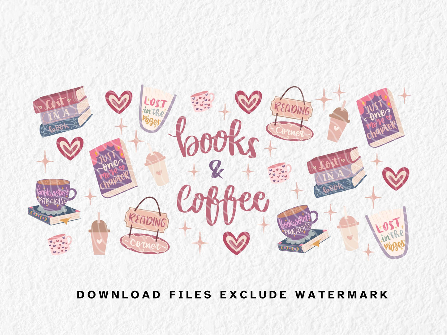 Books & Coffee | Digital Download