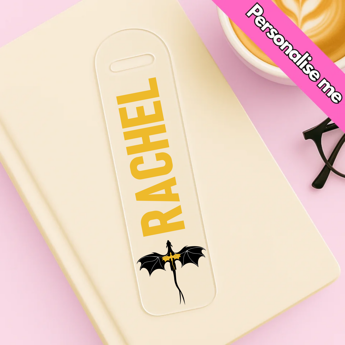 Fourth Wing | Personalised Bookmark UV DTF