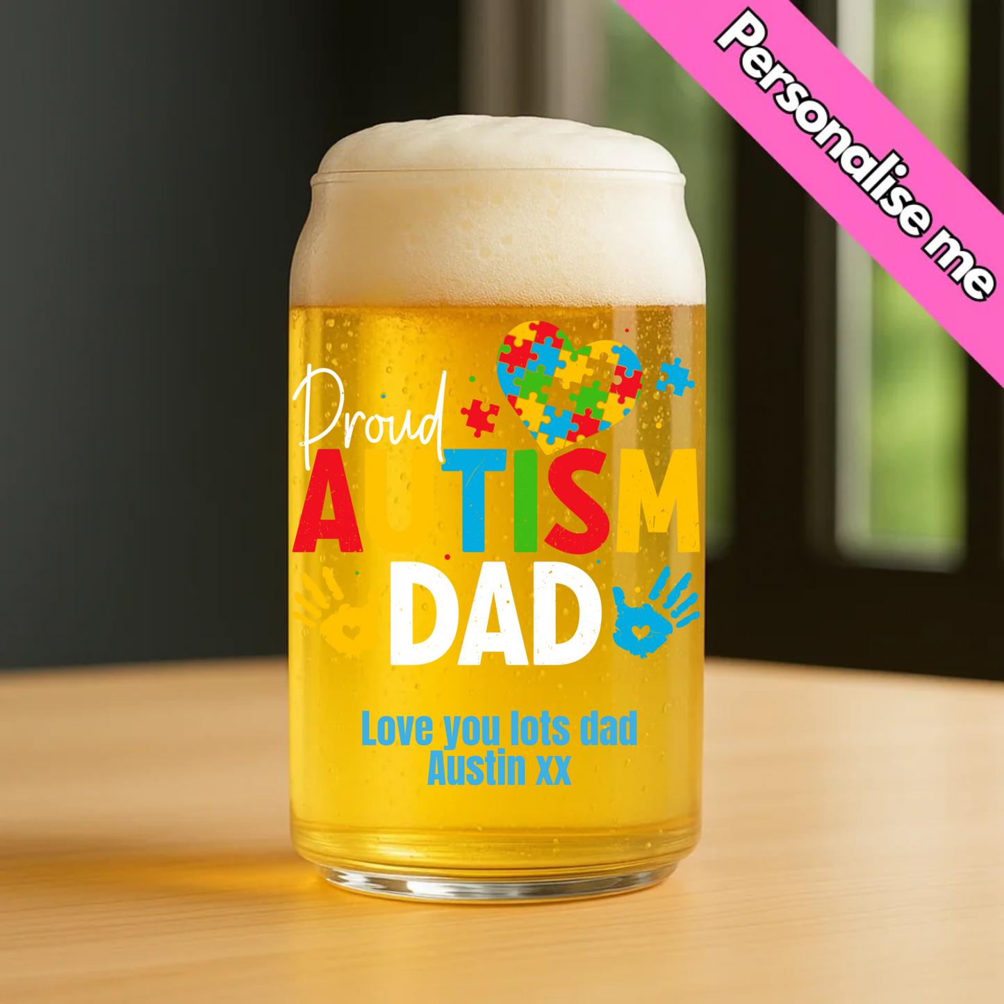 Proud Dad | Personalised UV DTF