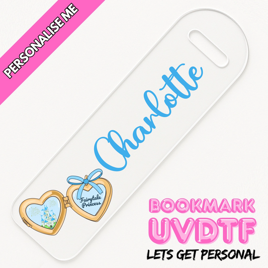 Fairytale Princess Locket | Personalised Bookmark UV DTF