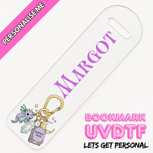 Fantasy Keyring | Personalised Bookmark UV DTF