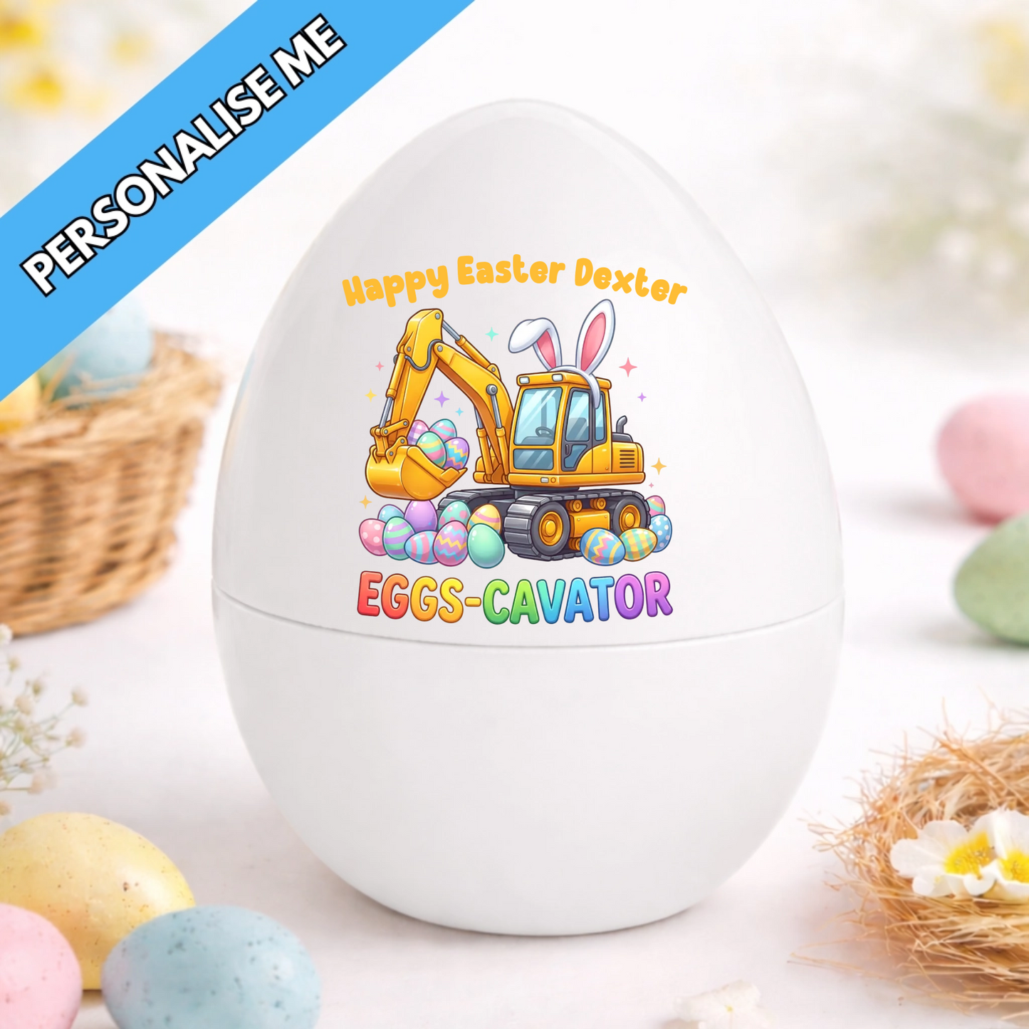 Personalised Jumbo Egg - Egg Label