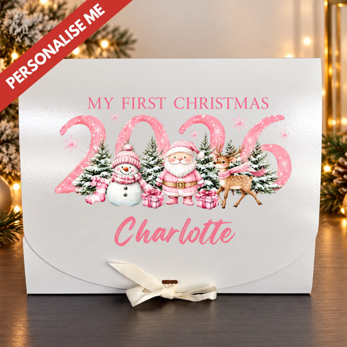 Christmas Gift Box Decal - 07