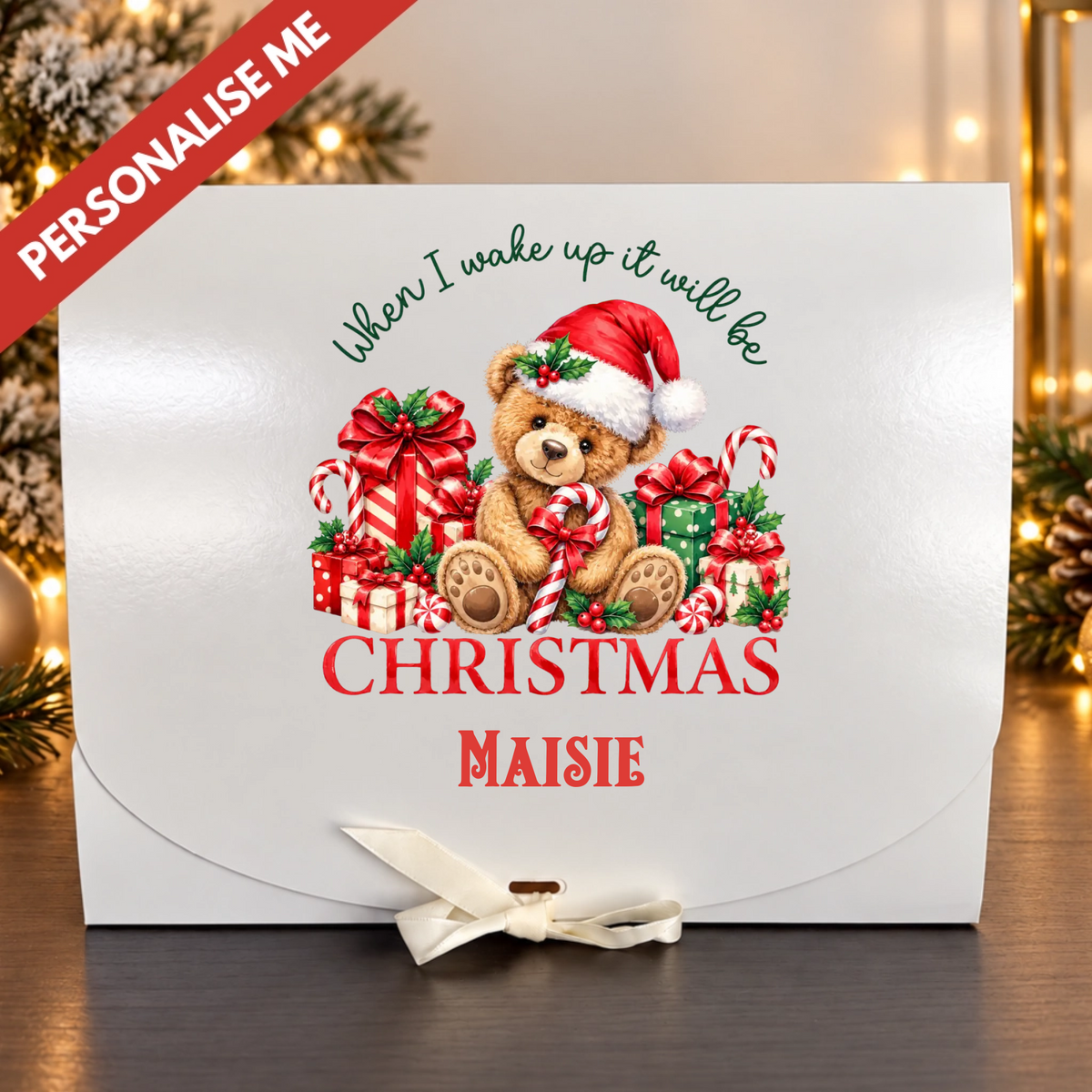 Christmas Gift Box Decal - 15