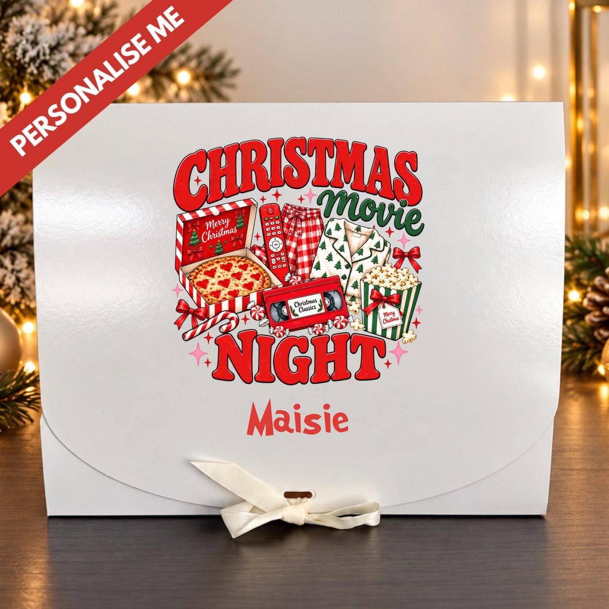 Christmas Gift Box Decal - 16