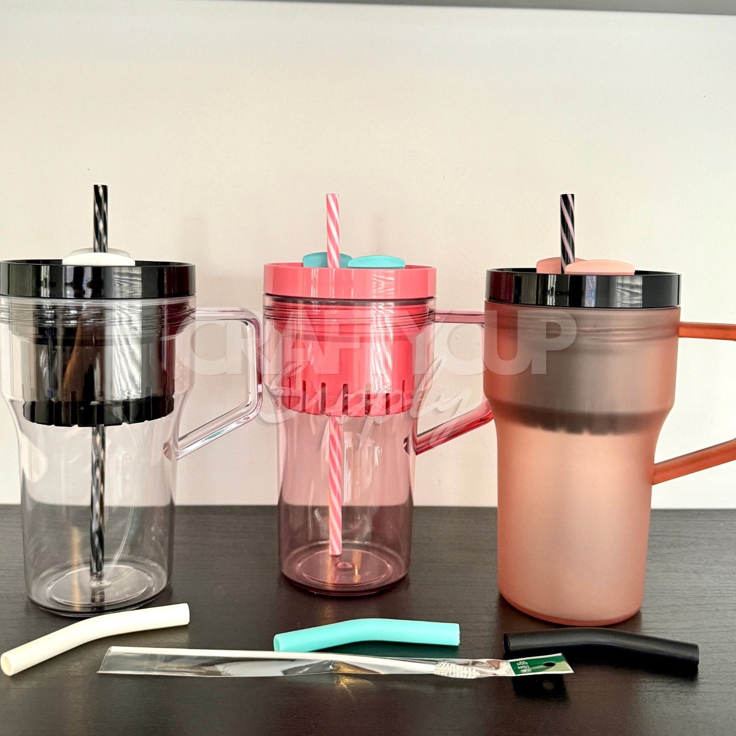 20oz Tritan Stanley Dupe | Includes Fruit Infuser & Accessories