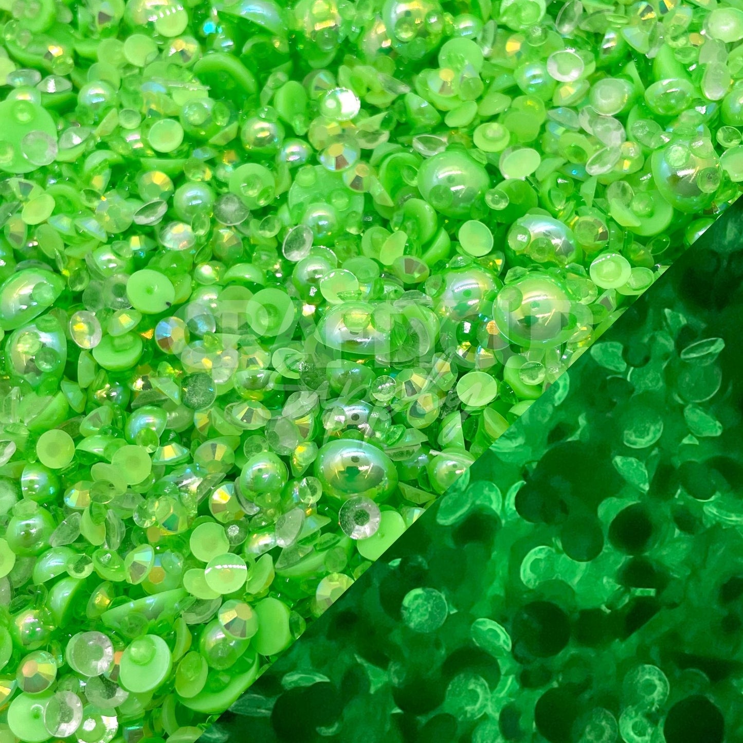 Oogie Glow In The Dark - Pearl & Rhinestone Mix (28g)