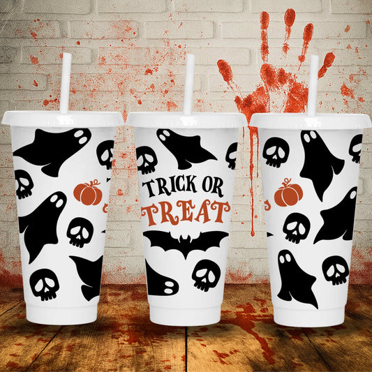Trick Or Treat | Cold Cup UV DTF Wrap