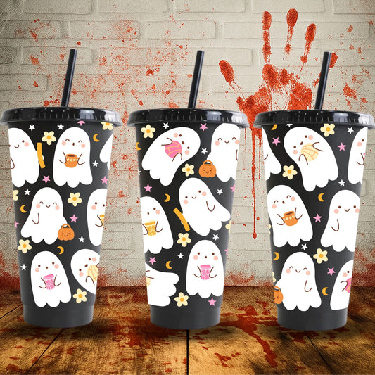 Cute Ghosts | Cold Cup UV DTF Wrap