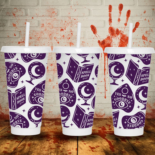 Spell Book | Cold Cup UV DTF Wrap