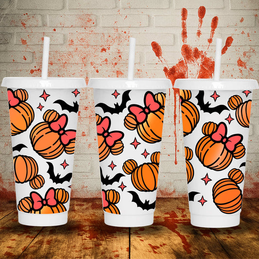 Pumpkin Mouse | Cold Cup UV DTF Wrap