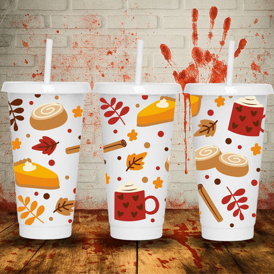Cozy Autumn | Cold Cup UV DTF Wrap