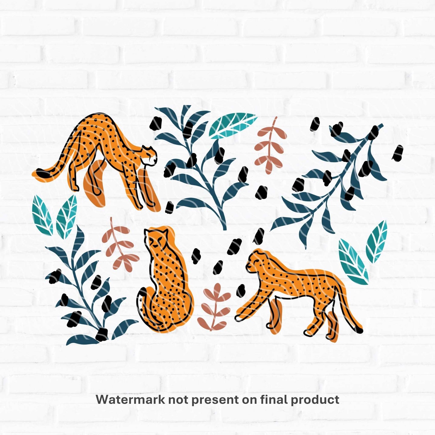 Cheetah | UV DTF Wrap