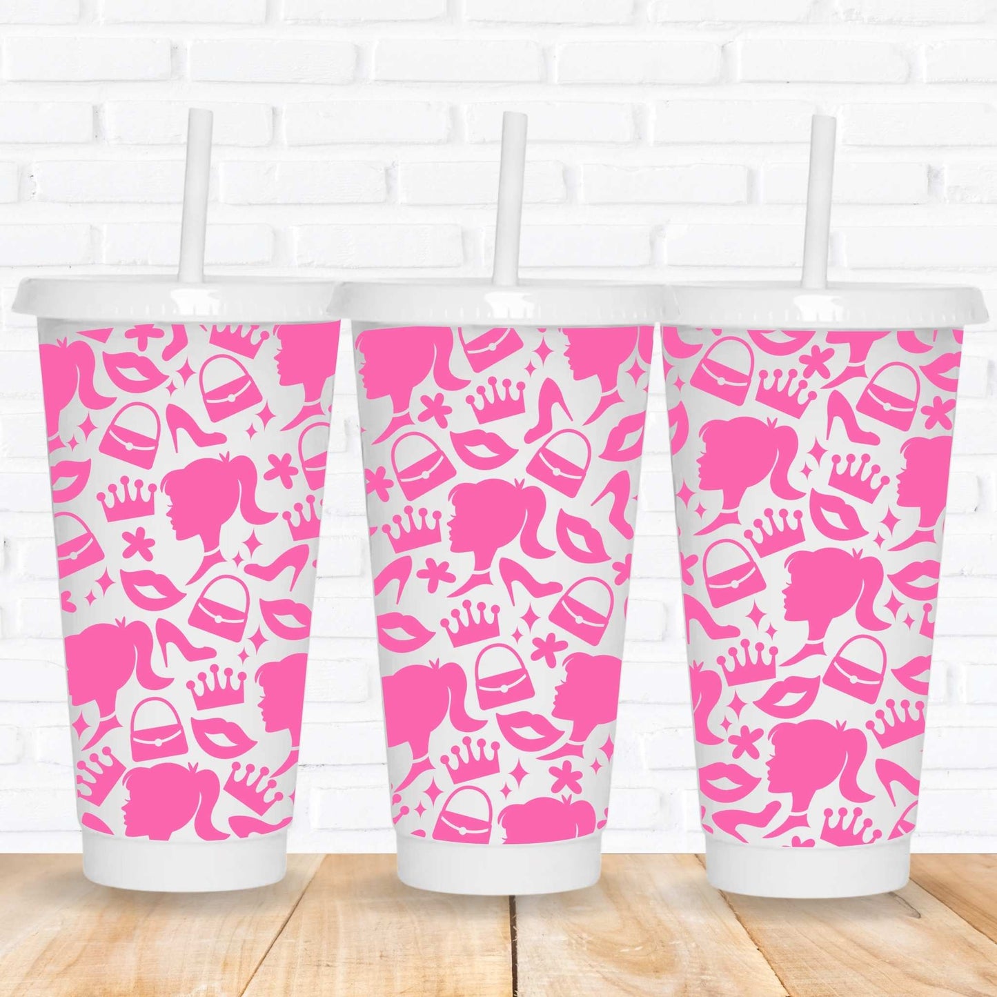 barbie uv dtf wraps for tumbler cups