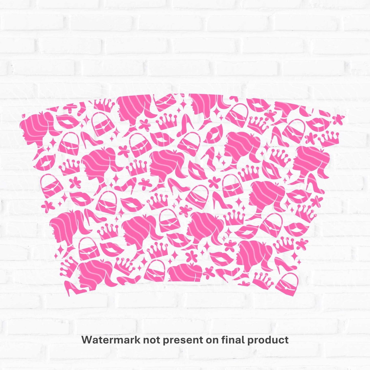 barbie uv dtf wraps for tumbler cups