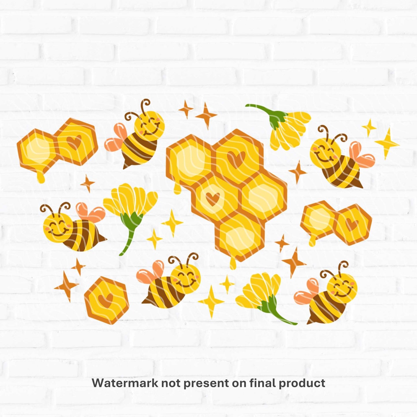 Honeycomb | UV DTF Wrap