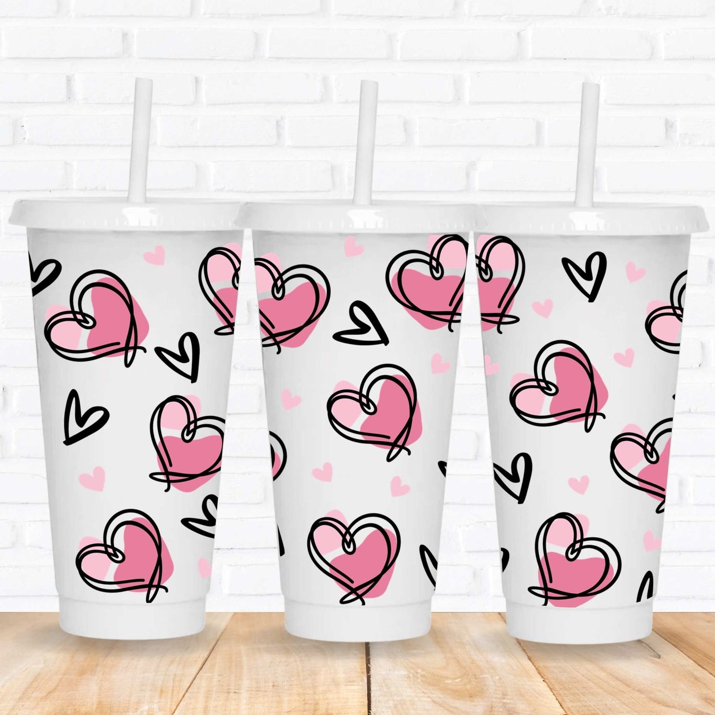 Heart Sketch | UV DTF Wrap