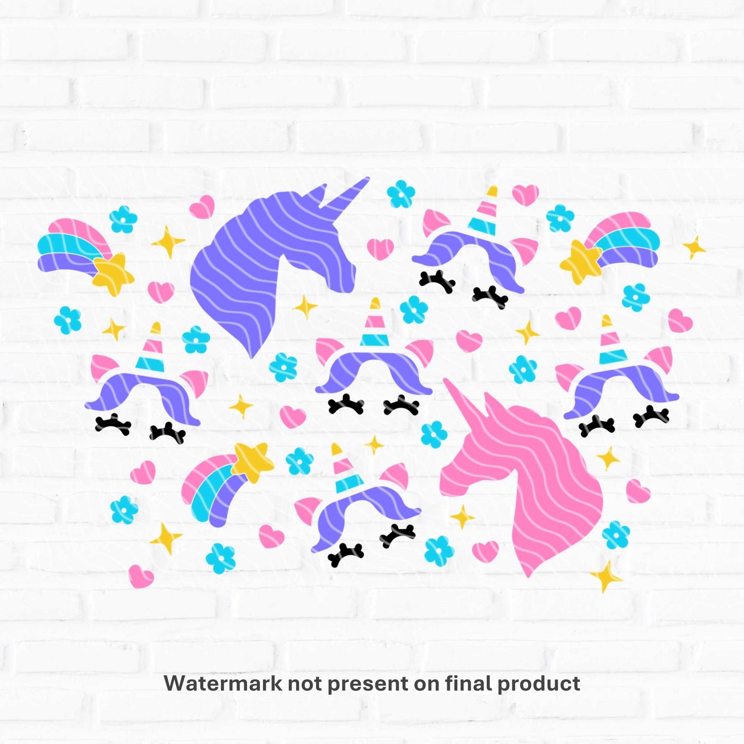 Unicorns | UV DTF Wrap