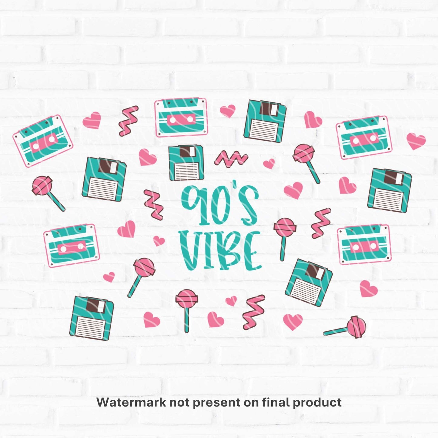 90's Vibe | UV DTF Wrap