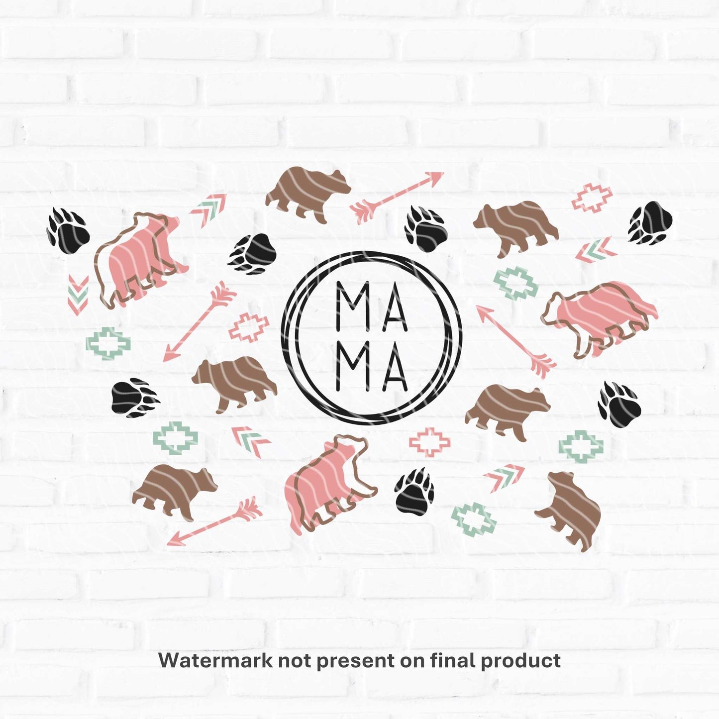 Mama Bear | UV DTF Wrap