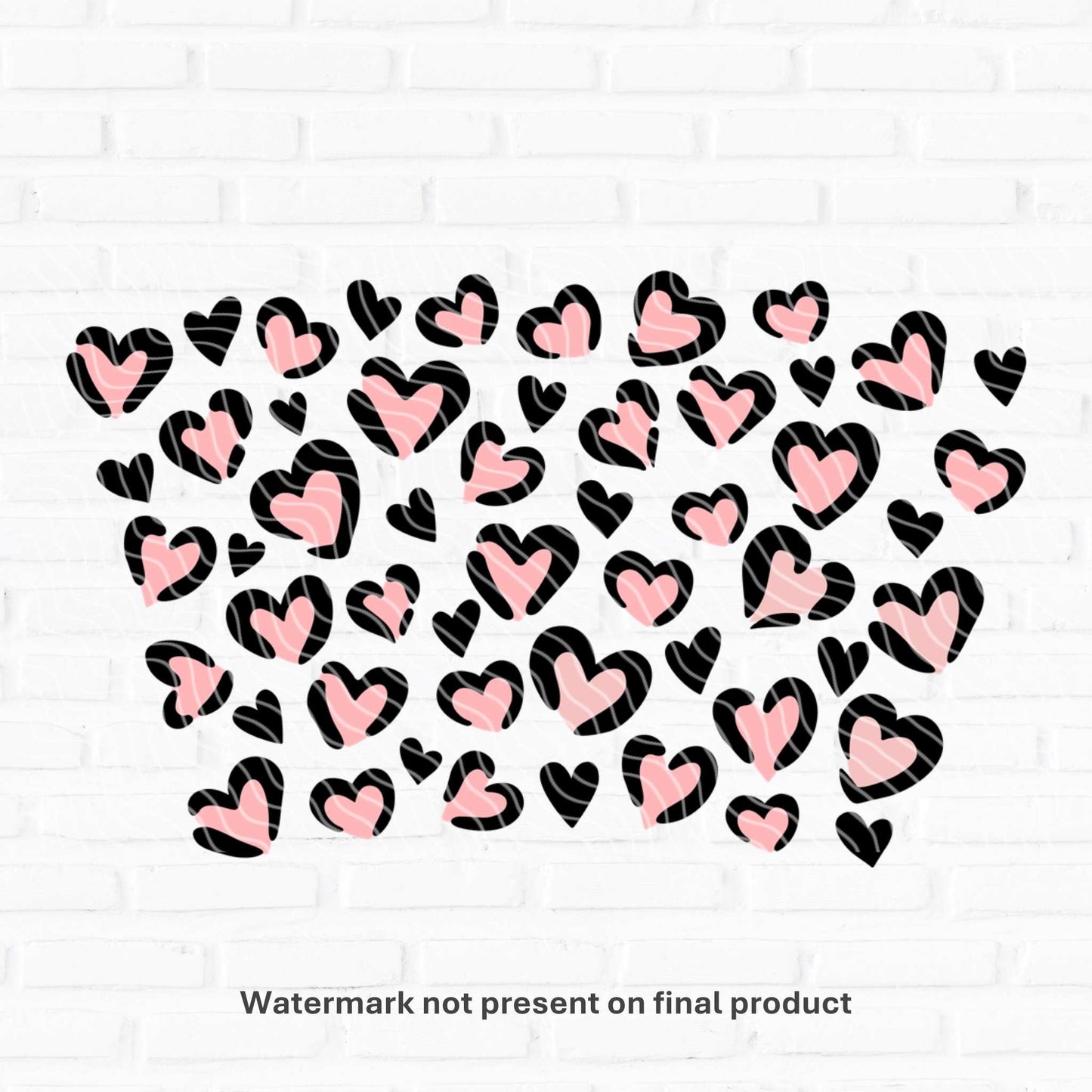 Hearts | UV DTF Wrap