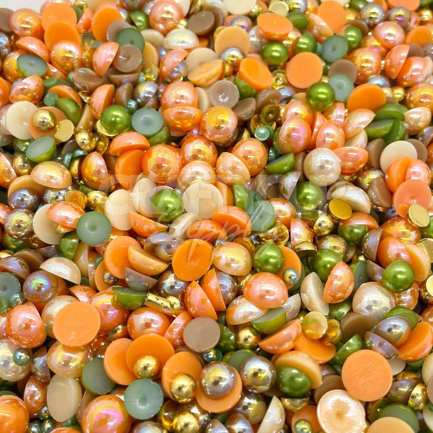 Autumn Leaves - Pearl & Rhinestone Mix (28g)