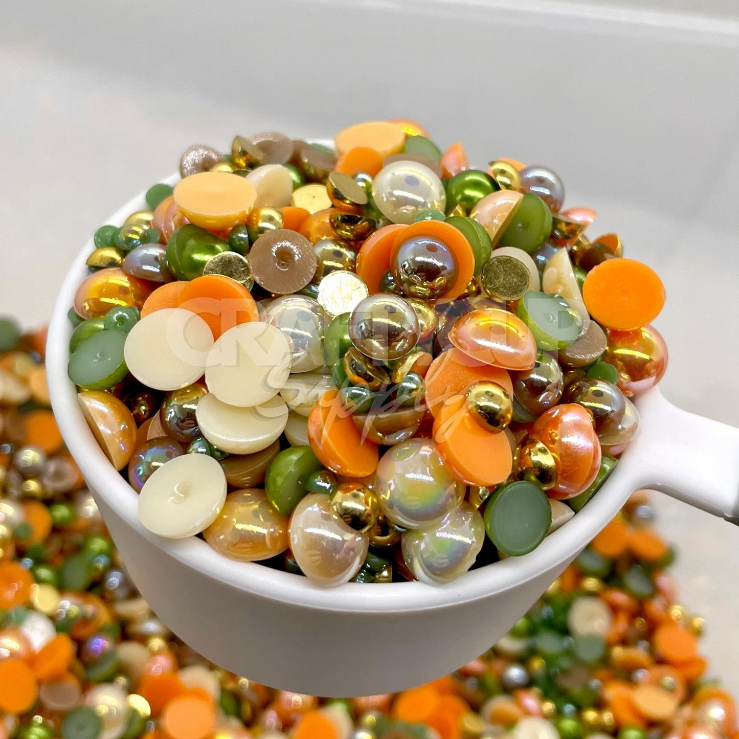 Autumn Leaves - Pearl & Rhinestone Mix (28g)