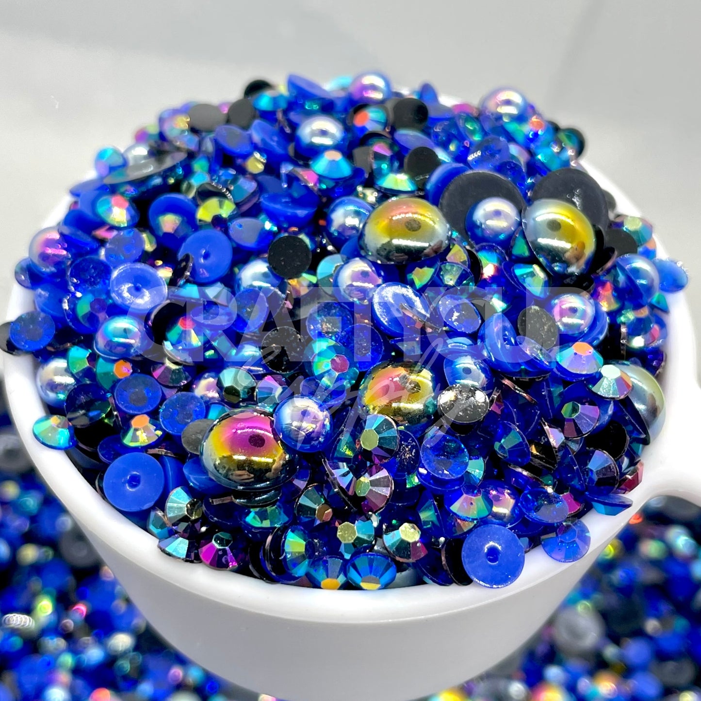 Midnight Blues - Pearl & Rhinestone Mix (28g)