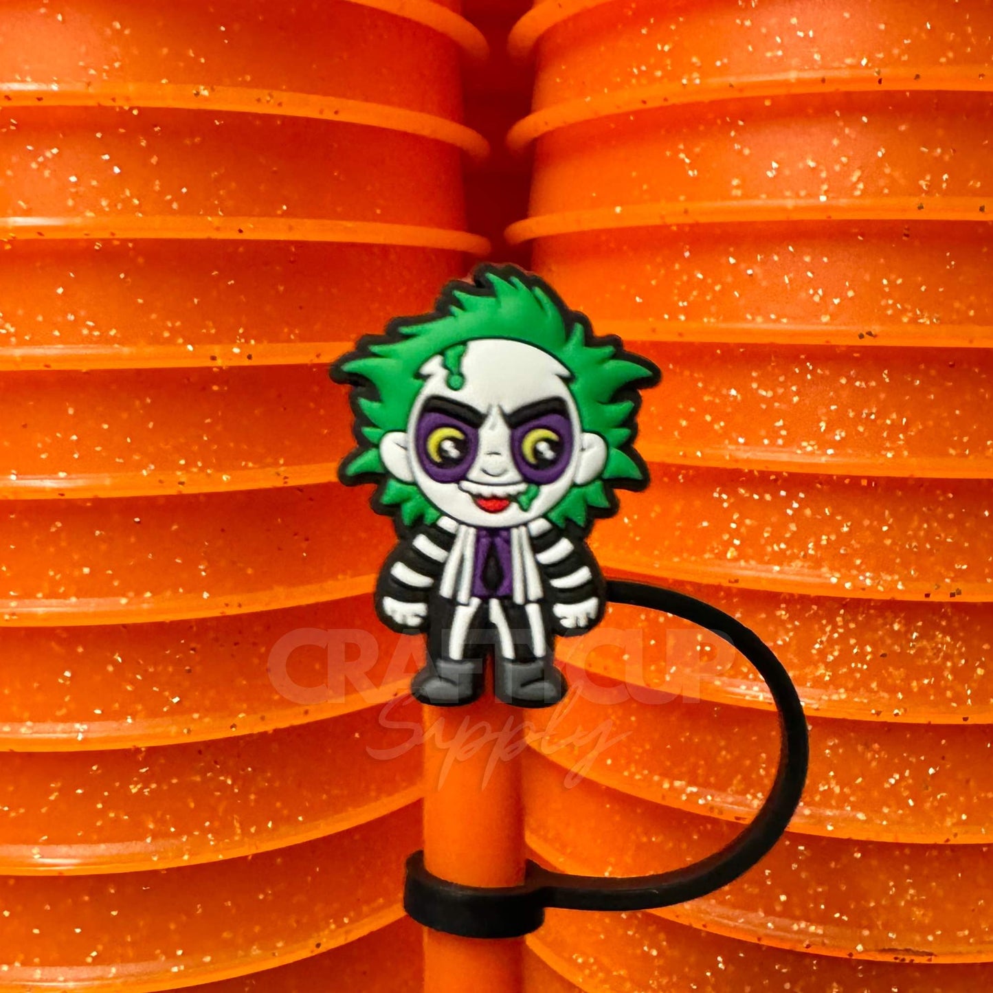 Beetlejuice Straw Topper