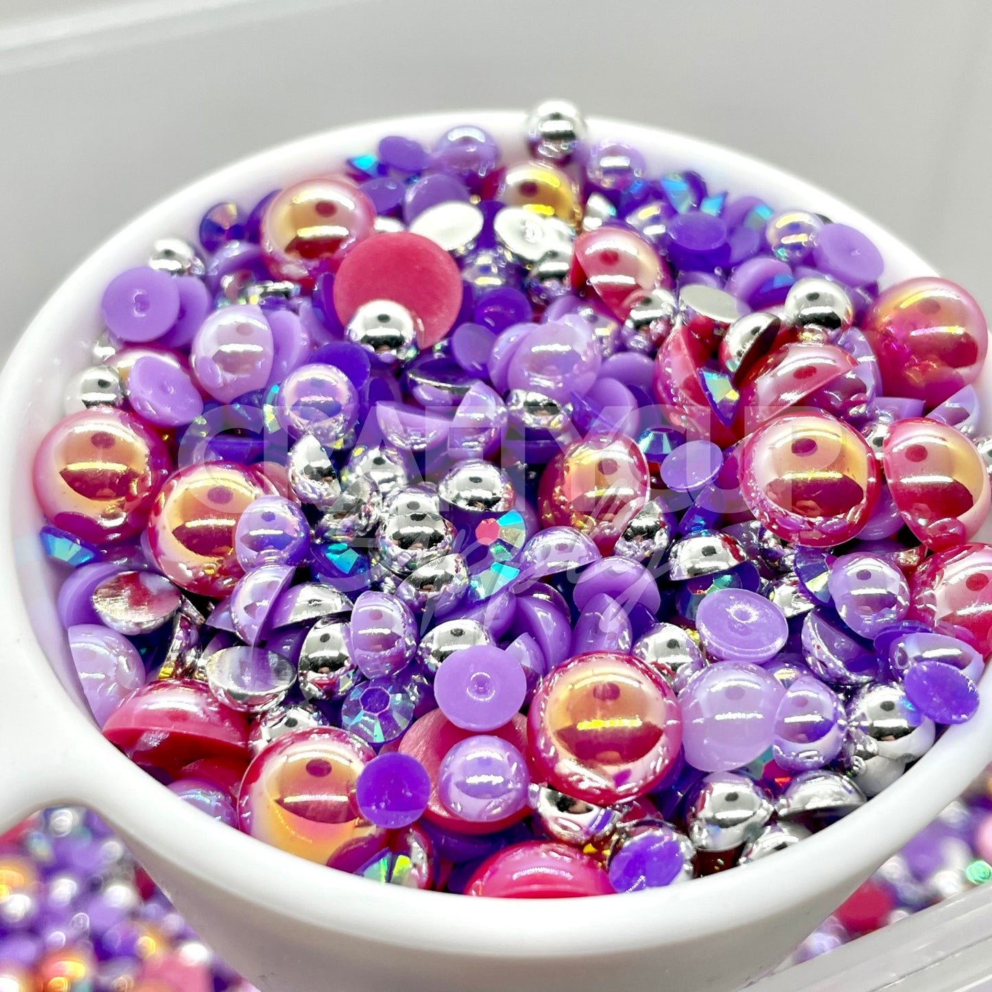 Berry Burst - Pearl & Rhinestone Mix (28g)