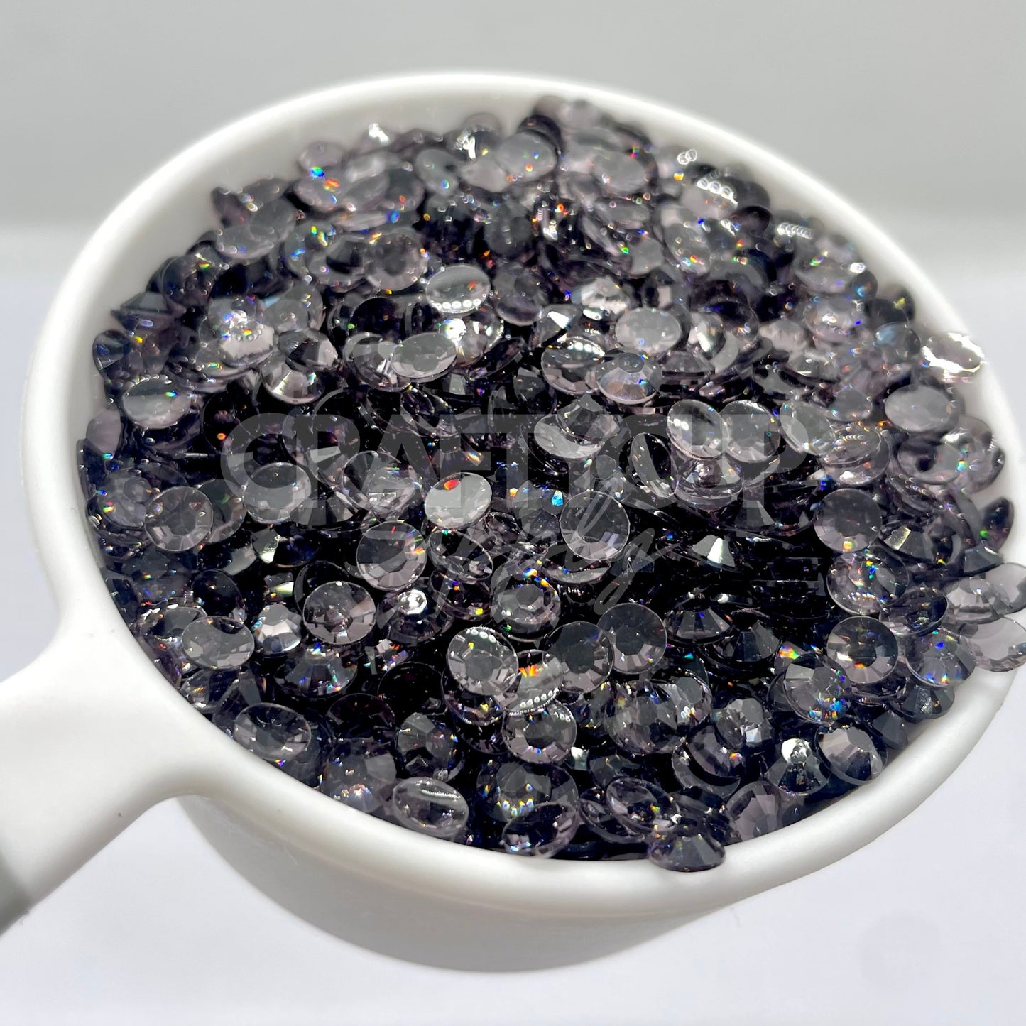 Clear Series - Black Diamond AB Rhinestones (28g)