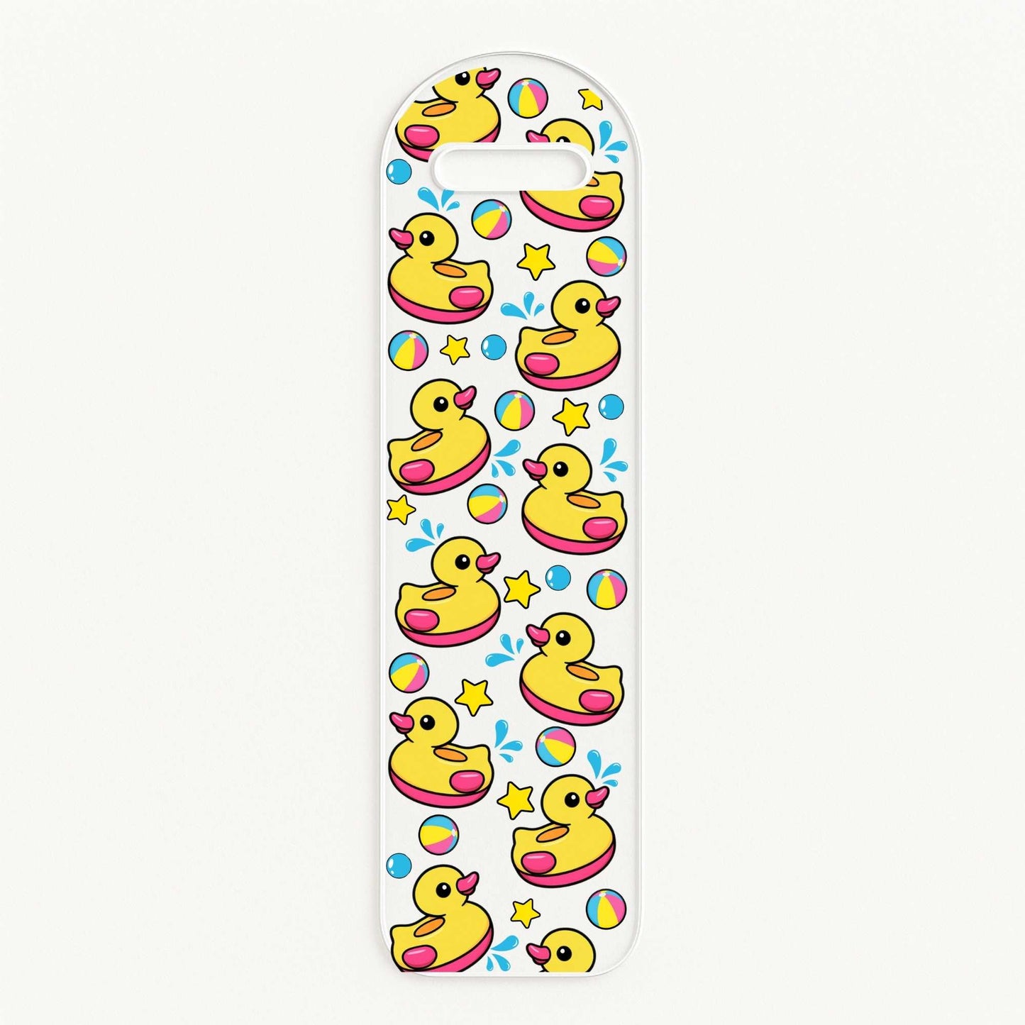 Ducky Pool Party | Bookmark UV DTF