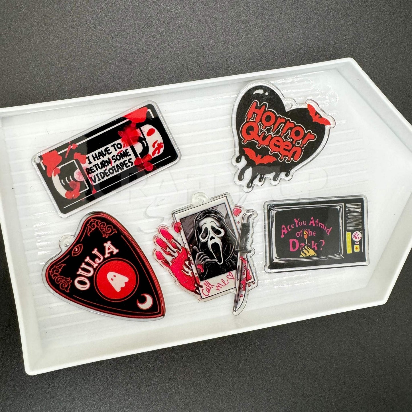 Horror Queen Cabochons (Pack of 6)